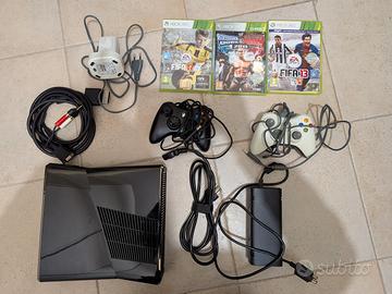 Xbox 360 s 250 GB + accessori + giochi