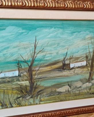 Pittore Sardo/Quadro vintage anni 90 