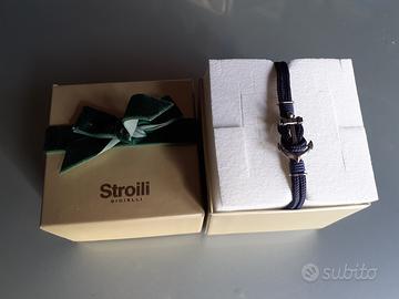 Bracciale uomo Stroili ancora blu