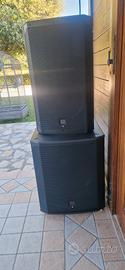 impianto audio sub e casse Electro Voice 
