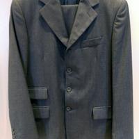 Vestito giacca-pantalone grigio