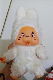 Monchhichi Ceppi Ratti Vintage – coniglio bianco 