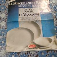 album raccolta punti anni 80 Barilla porcellane