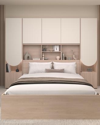 Camera da letto a ponte completa matrimoniale