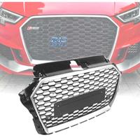 GRIGLIA PER AUDI A3 8V 17-19 LOOK RS3 NERO ARGENTO
