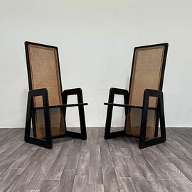 Coppia Di Sedie Design, pagnia di Vienna, anni ‘70