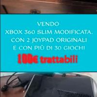 Xbox 360 SLIM +2 JOYPAD originali+ giochi