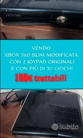 Xbox 360 SLIM +2 JOYPAD originali+ giochi