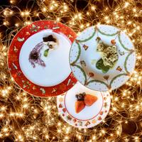 Piatti natalizi villa Altachiara
