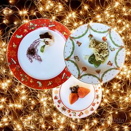 Piatti natalizi villa Altachiara