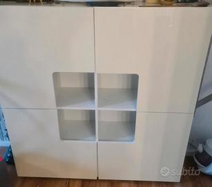 Mobile a cubo Onda con 4 ante e 4 nicchie