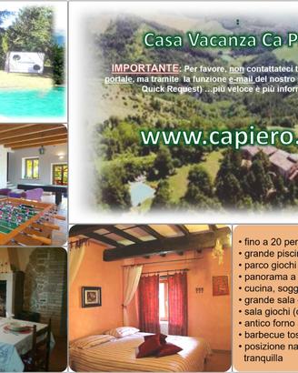 Grande Casa con Piscina 8,12, 16 20 persone