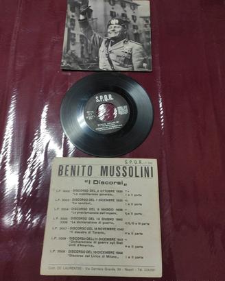 discorso di mussolini