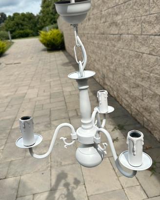 Lampadario vintage shabby