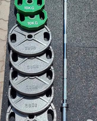 Bilanciere 50mm 20 kg + set dischi