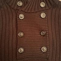 Cardigan nero- 50% merinos 50%acrilico