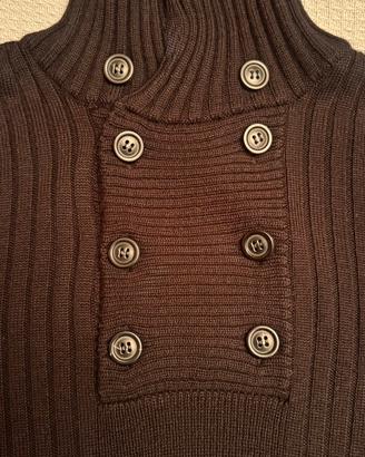 Cardigan nero- 50% merinos 50%acrilico