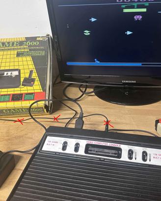 Atari 2600 clone 128 giochi in memoria, Testata