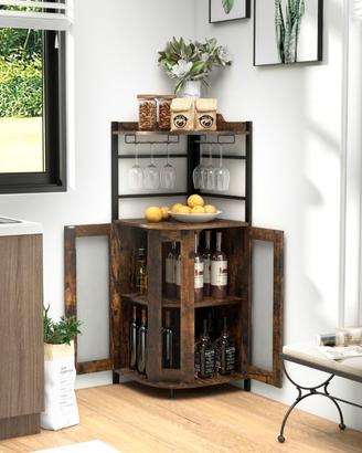 Armadio bar ad angolo