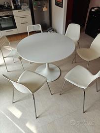 Tavolo rotondo IKEA DOCKSTA + 6 sedie IKEA