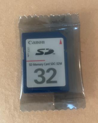 Scheda Memoria Canon SD SDC-32M 32 mb