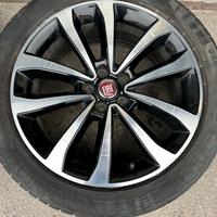 Cerchi in lega 17" originali Fiat + pneumatici