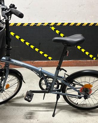 Bicicletta pieghevole B'Twin Fold 120