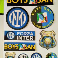 10 ADESIVI INTERNAZIONALE MILANO BOYS SAN CN69