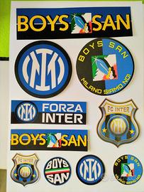 10 ADESIVI INTERNAZIONALE MILANO BOYS SAN CN69