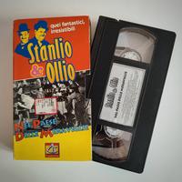 Videocassetta VHS film Stanlio e Ollio