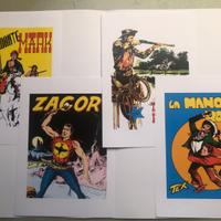 Poster Zagor, Tex, Mark e Piccolo Ranger
