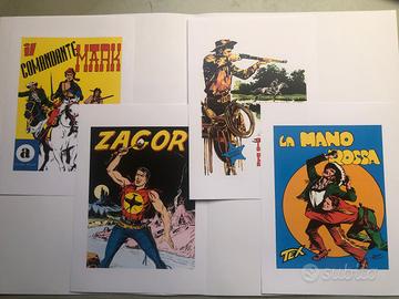 Poster Zagor, Tex, Mark e Piccolo Ranger