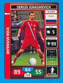 SERGEI IGNASHEVICH 45 Panini Fußball Stars card