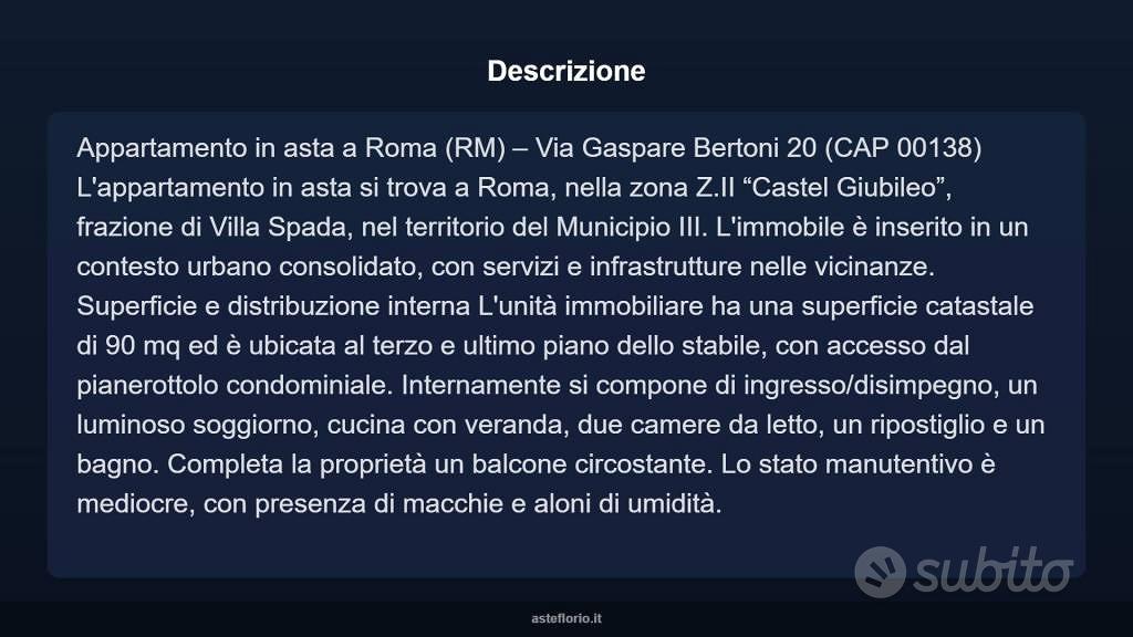 Appartamento – Roma, Villa Spada, Municipio Roma III - Vista 4