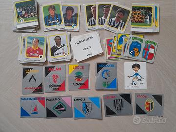 100 Figurine diverse Calciatori Lampo Flash 1986