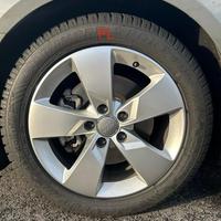 Set cerchi 17” Audi 5x112 gomme invernali ottimi