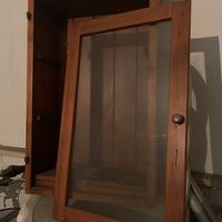 Vetrinetta rustica  in legno