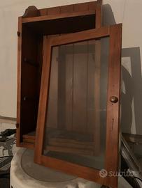 Vetrinetta rustica  in legno