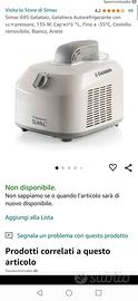 Gelatiera simac usata una sola volta
