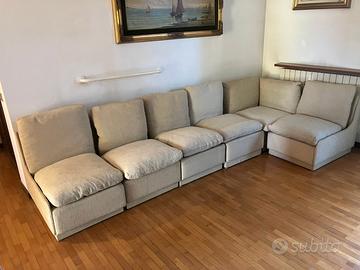 DIVANO AD ANGOLO  COMPONIBILE 6 POSTI