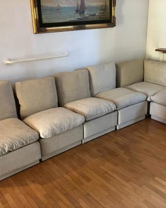 DIVANO AD ANGOLO  COMPONIBILE 6 POSTI