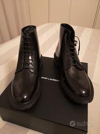 Scarpe anfibio Saint Laurent 