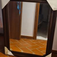specchio rettangolare 73 x 93 cm stile rustico