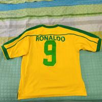 Maglia Brasile 1998, #9 Ronaldo Vintage