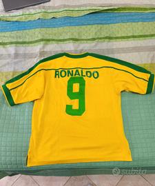 Maglia Brasile 1998, #9 Ronaldo Vintage