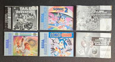 Lotto Istruzioni Sega Game Gear Tails Adventure So