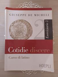 Libro "Cotidie discere" - Eserciziario 2 - Hoepli.