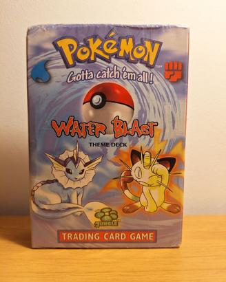 Pokemon theme deck Water Blast nuovo sigillato