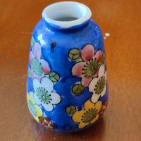 splendido vasetto giapponese kutani vintage