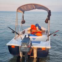 Barca alluminio di mt 3'80